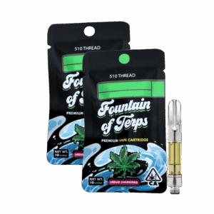 FOUNTAIN OF TERPS<br> 1G MELTED DIAMONDS<br> CARTRIDGE
