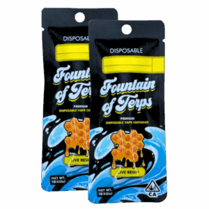 FOUNTAIN OF TERPS<br> 1G LIVE RESIN<br>  ALL-IN-ONE