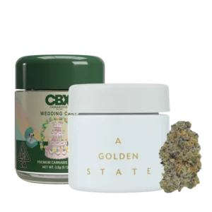 A GOLDEN STATE<br> + CANNABIOTIX<br> 3.5G FLOWER